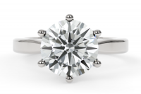 Classic Six Prong Diamond Engagement Ring