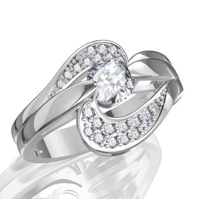 D34250-2 | Diamond Engagement Ring