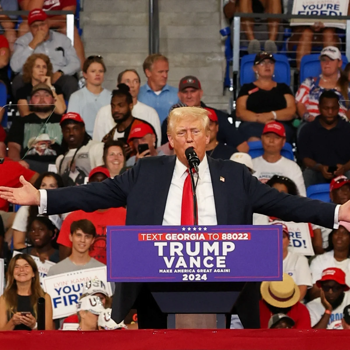 Donalf Trump at Rally